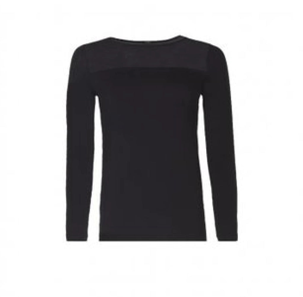 Oroblu Seamless Oroblu - Shirt - Perfect Line Modal - Black