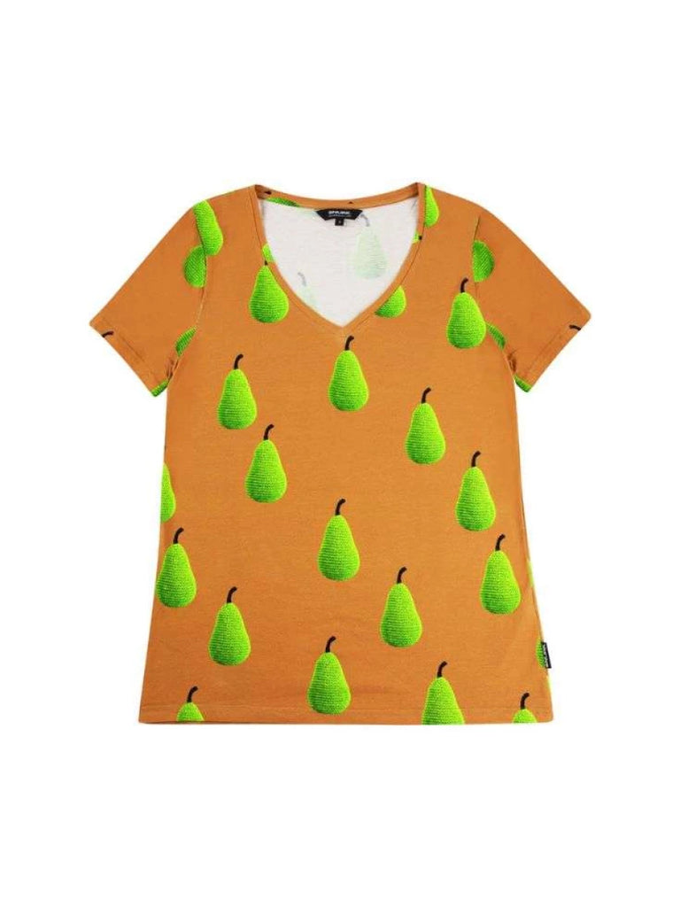 SNURK Snurk - Shirt - Pears by Anne-Claire Petit - Bruin
