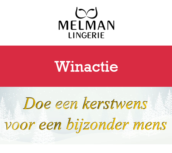 Maak een Kerstwens bij Melman Lingerie