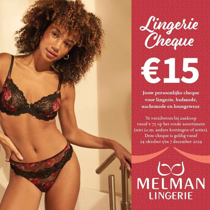 De Lingerie Cheque ligt weer bij u in de bus