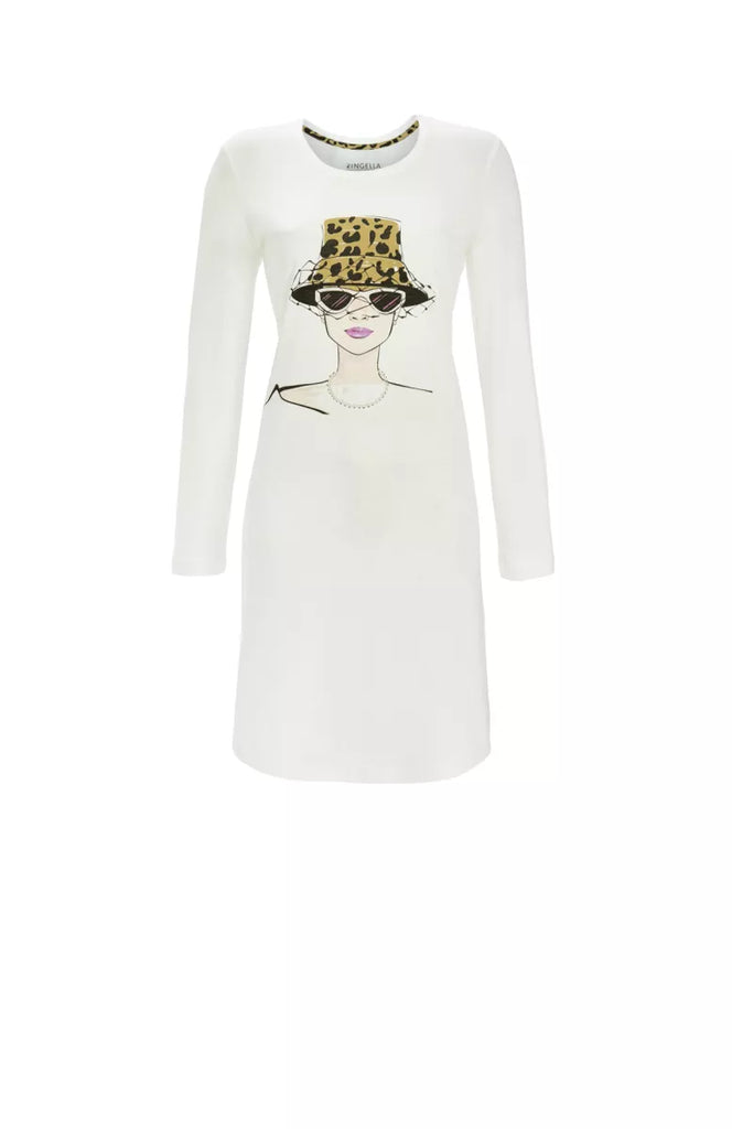 Ringella Ringella - Sleepshirt - Hoed - 5511001 130 Ivoor
