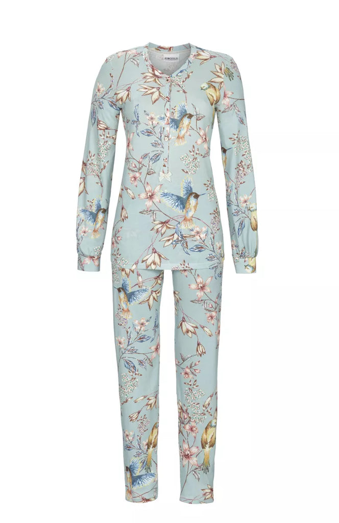 Ringella Ringella - Pyjama - Vogels - 5511219 980 Lichtblauw