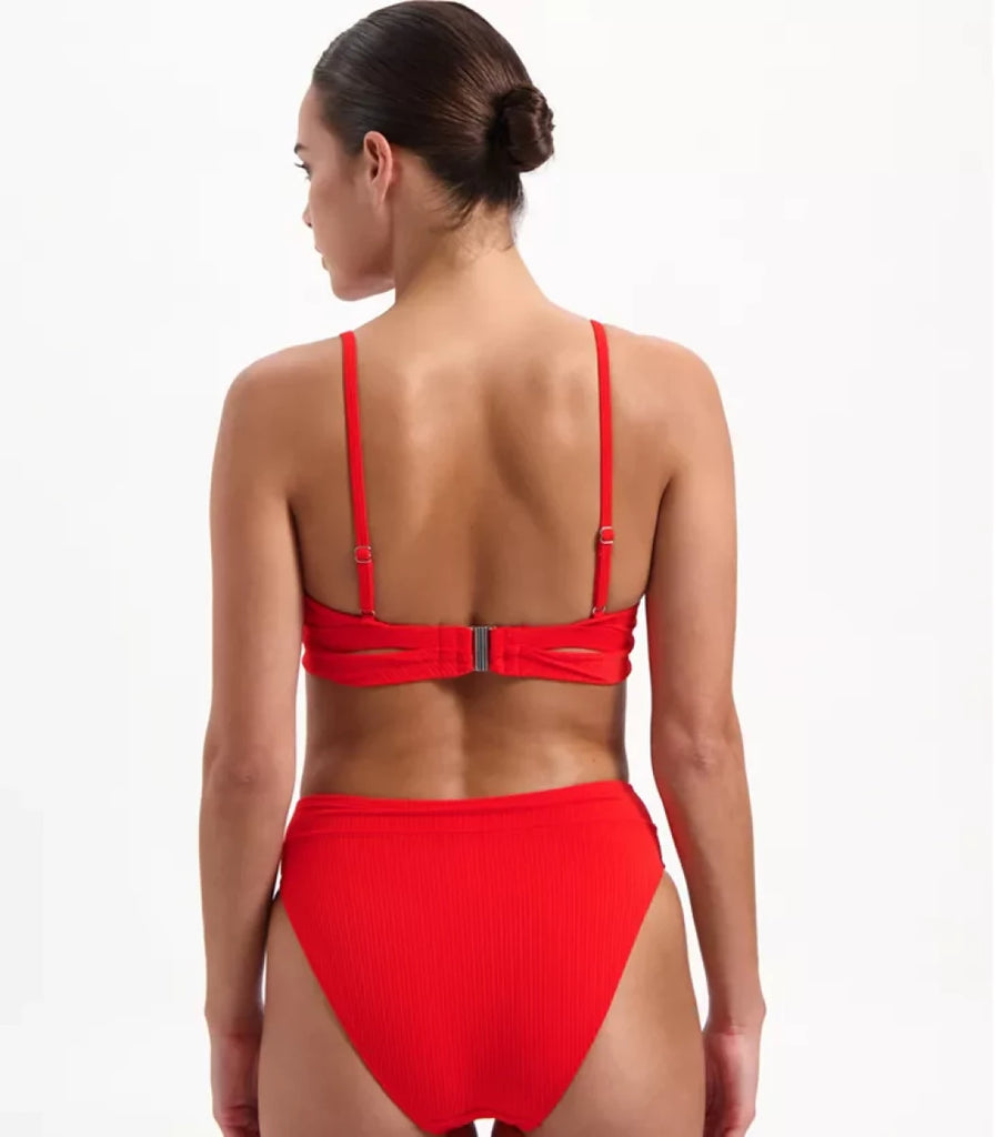 Beachlife Beachlife - Bikinibroekje - High Waist - Fiery Red - BSW206A 475