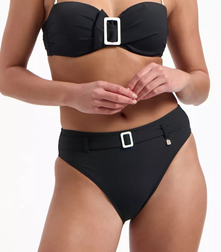 Beachlife Beachlife - Bikinibroekje - High Waist - Vanilla & Black - BSW206C 973