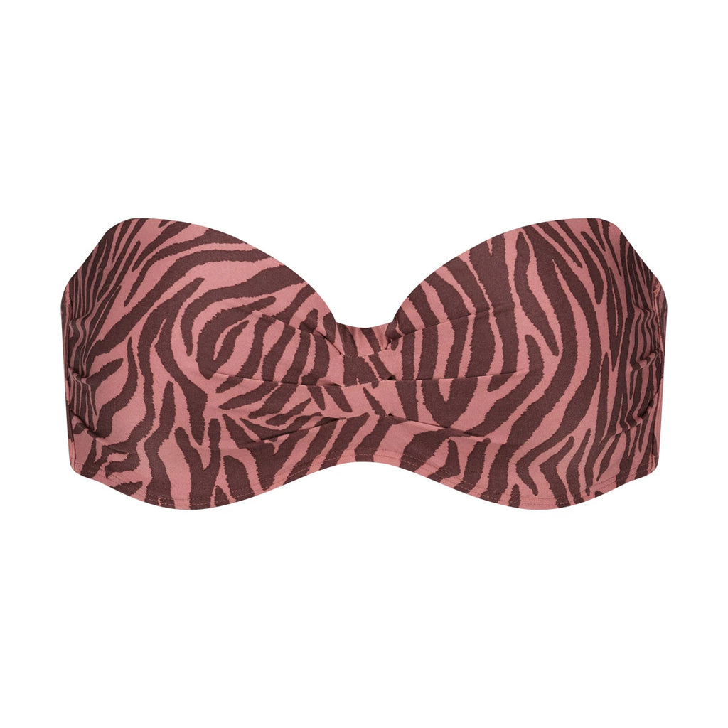 Beachlife Beachlife - Voorgevormde Bikinitop - Bandeau - Zebra