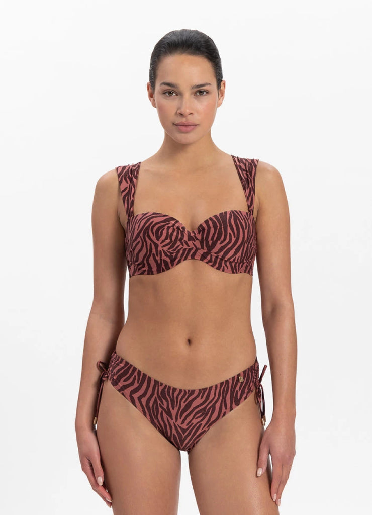 Beachlife Beachlife - Voorgevormde Bikinitop - Bandeau - Zebra