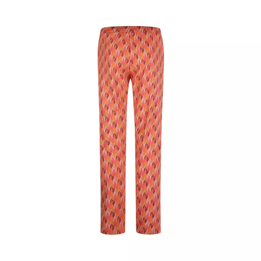 Charlie Choe Charlie Choe - Broek - Zigzag - Q53109 Zalmroze