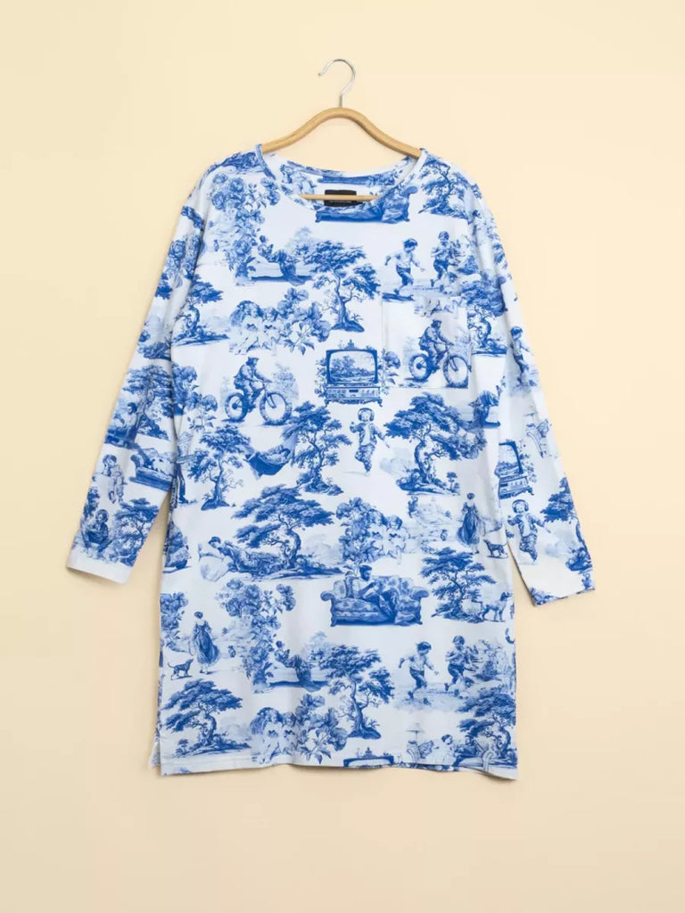 SNURK Snurk - Long Sleeve Dress - Toile de Modern Joy