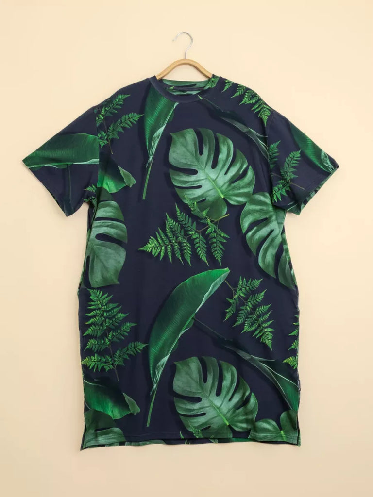 SNURK Snurk - Relaxed Tee Dress - Dark Forest