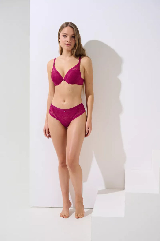 Lisca Lisca - Push-Up BH - Evelyn - 20230 Wine Red