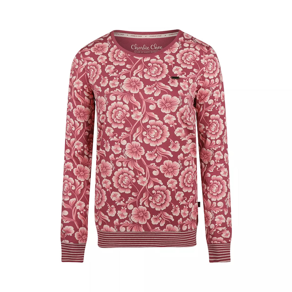 Charlie Choe Charlie Choe - Shirt - O57126 Cassis Flowers