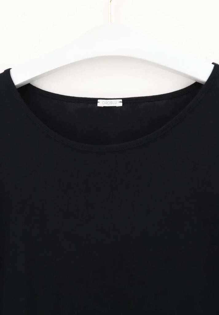 Oroblu Seamless Oroblu - Shirt Lange Mouw - Perfect Line Cashmere - VOBT67055 - Black