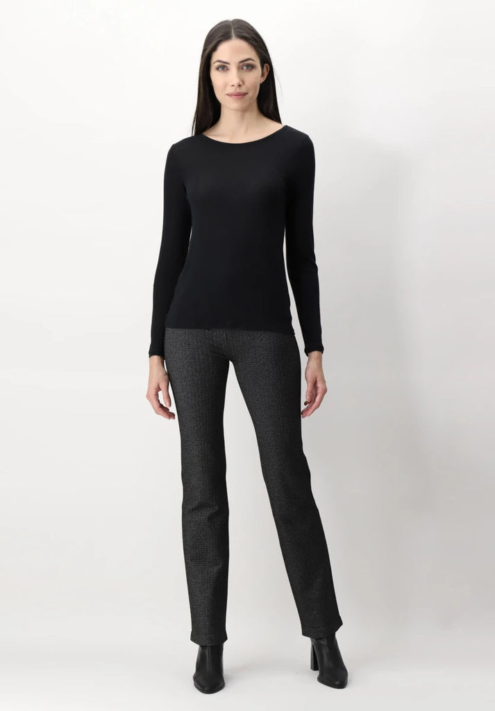 Oroblu Seamless Oroblu - Shirt Lange Mouw - Perfect Line Cashmere - VOBT67055 - Black