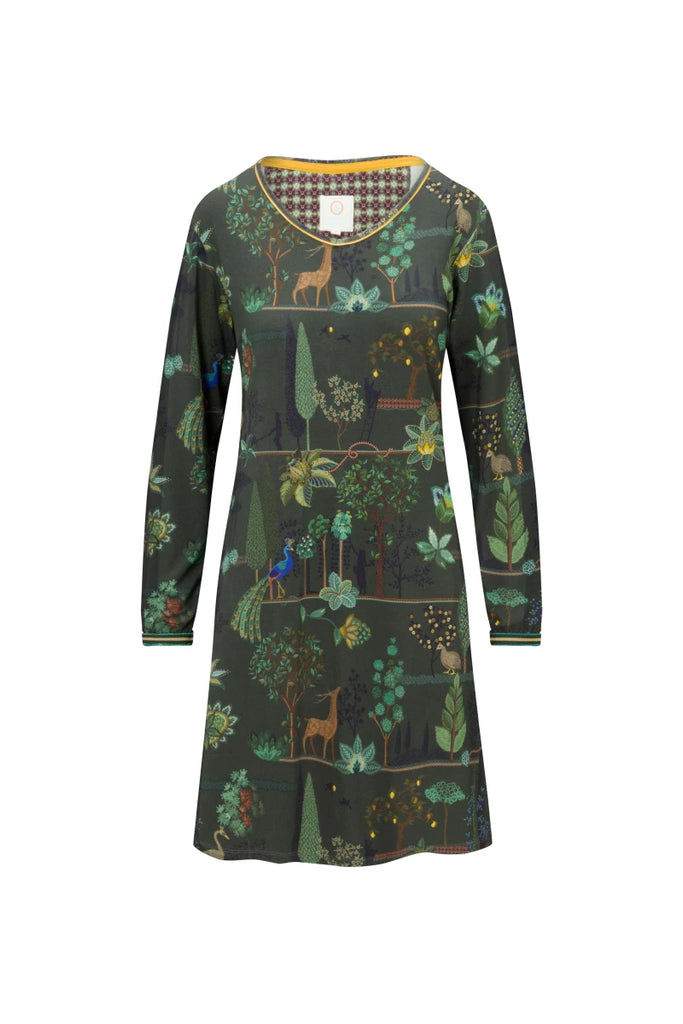 PIP Pip Studio - Nachthemd - Dana - 51.503 - Alberi Dark Green