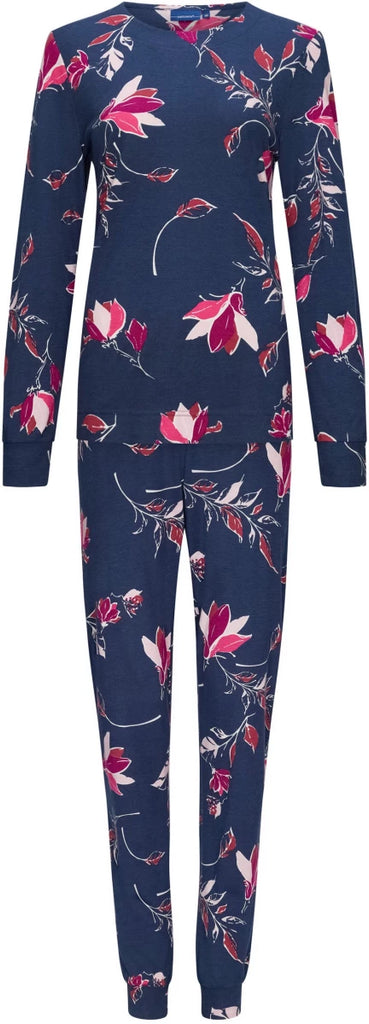 Pastunette Pastunette - Pyjama - 20232-100-2 - Bloem - Blauw