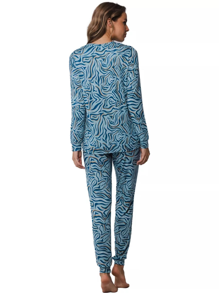 Rebelle Rebelle - Pyjama - 21242-416-2 600 - Swirl - Turquoise