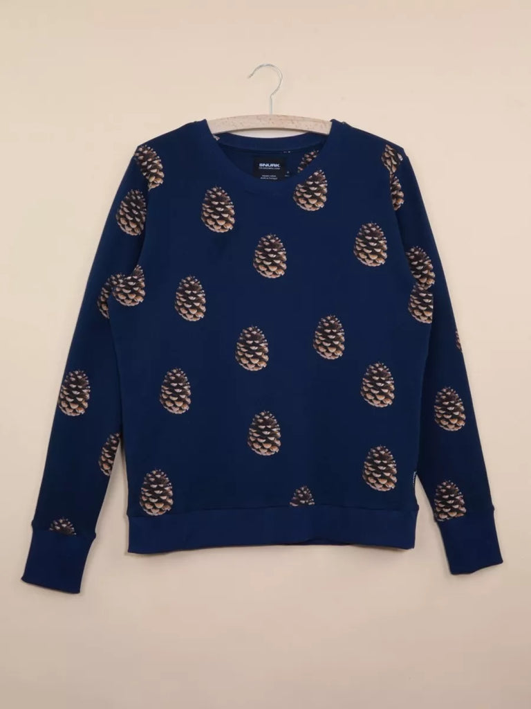 SNURK Snurk - Sweater - Pinescones - Dark Blue