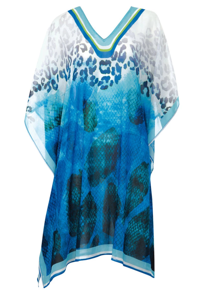 Sunflair Sunflair - Poncho - Panter - Blauw