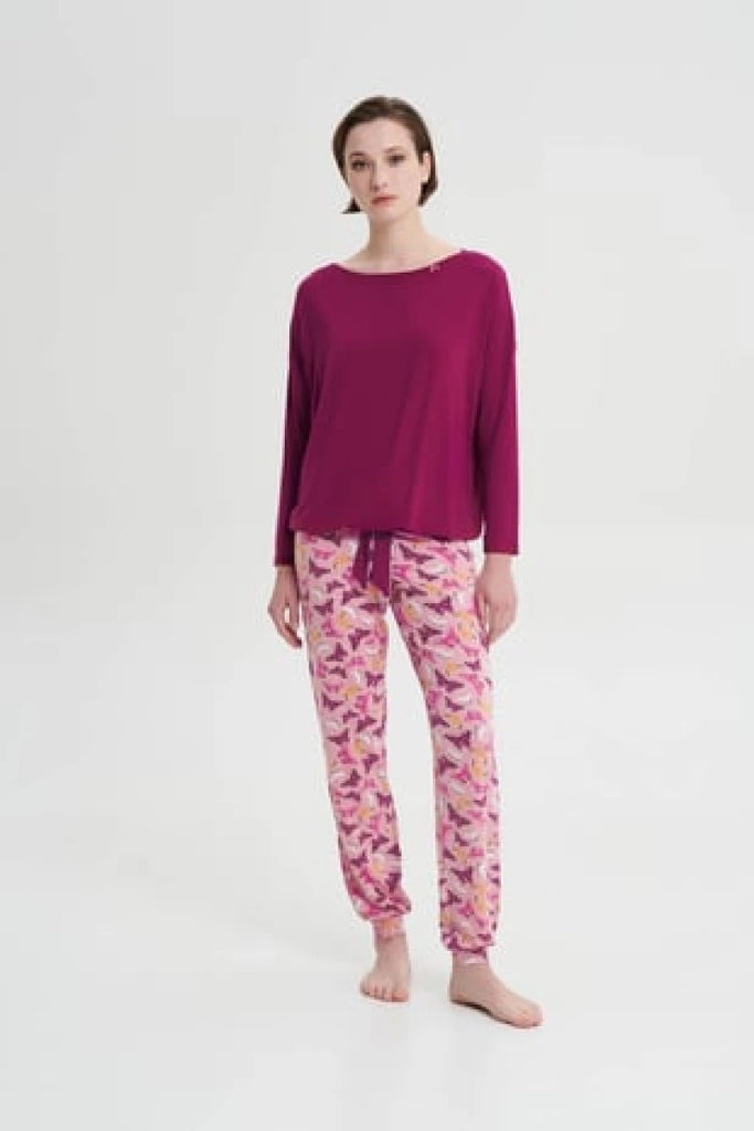 VAMP Vamp - Pyjama - Vlinders - 19003 - Roze