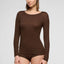 Oroblu Seamless Oroblu - Shirt Lange Mouw - Perfect Line Cashmere - VOBT67055 35153 Chocolate