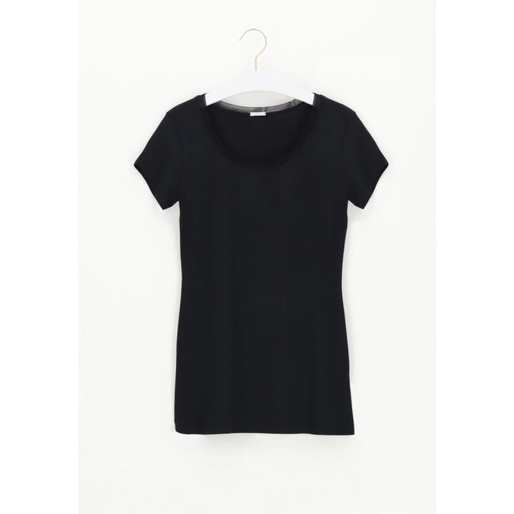 Oroblu Seamless Oroblu - Shirt Korte Mouw - Perfect Line Modal - Black