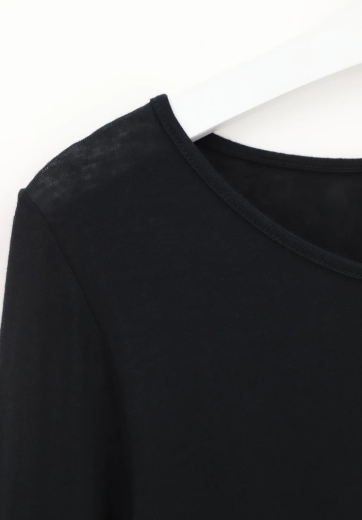Oroblu Seamless Oroblu - Shirt Lange Mouw - Perfect Line Cashmere - VOBT67055 - Black