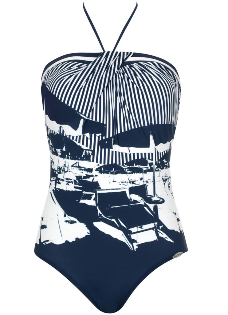 Sunflair Sunflair - Strapless Badpak - Print - Marine